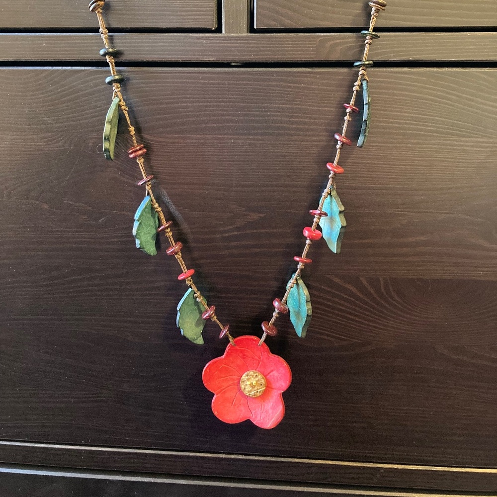 Eight necklaces and one bracelet!